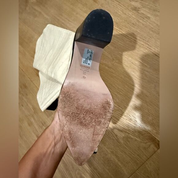 Schutz Maryana Croc-Embossed Leather Boots - Picture 9 of 9